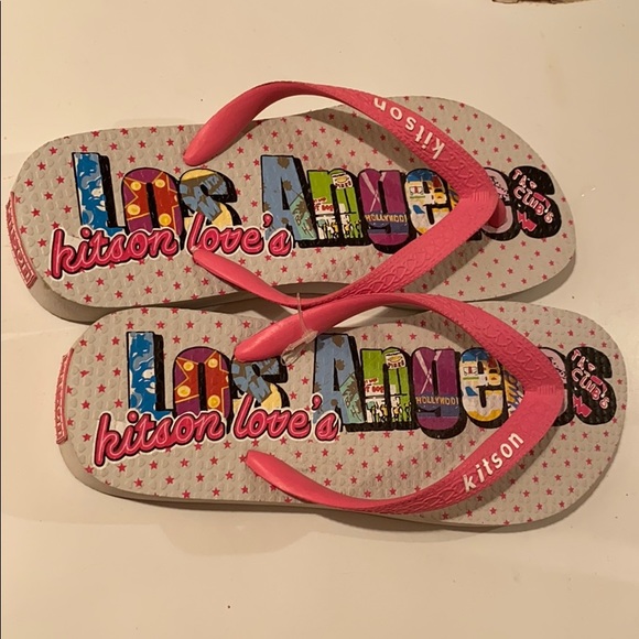Brand New KITSON Los Angeles Flip Flops size 9 - Picture 5 of 11